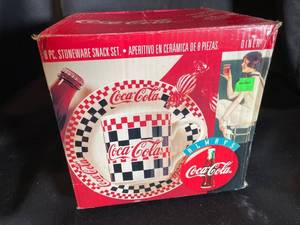 Coca-Cola Diner 8 Piece Snack Set (Lot of 8)