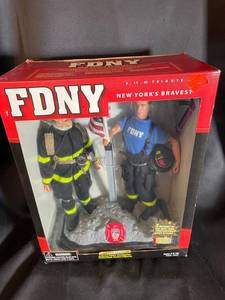 FDNY Limited Edition Firefighter Action Figures (Lot of 2)