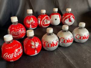 Coca-Cola Holiday Ornament Assortment unopened (Lot of 9)