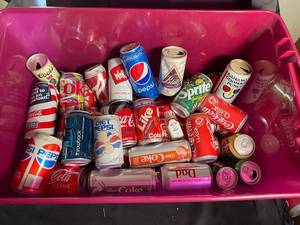 Mixed Vintage Soda Can Assortment