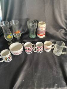 Souvenir Beer Glasses & Mugs (Lot of 9)