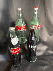 Coca-Cola Glass Bottles (Lot of 4)