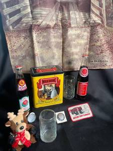 Coca-Cola Collectibles Assortment with Milk-Bone Tin, Bottles & Mugs (Lot of 8)