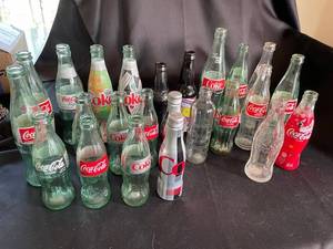 Mixed Lot Coca-Cola Glass Bottle Assortment