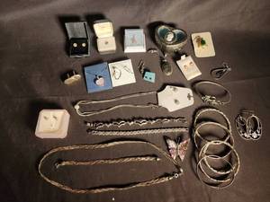 Mixed Sterling Silver & Costume Jewelry Mixed Lot