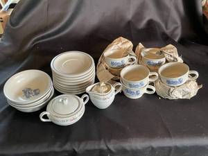Floral China Tea Service (Lot of 18)