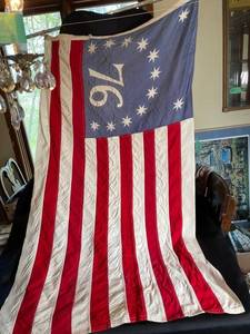 Vintage 13-Star American Flag with 76 Canton