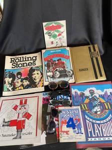 Assorted Vintage Magazines, Booklets & Sunglasses (Lot of 10)