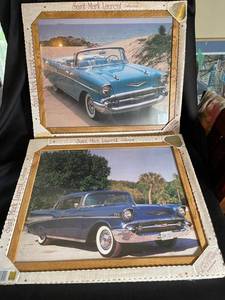 Saint Mark Laurent Galleries Framed Car Prints (Lot of 2)