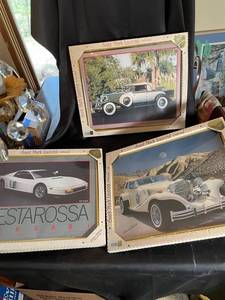 Saint Mark Laurent Galleries Automotive Prints (Lot of 3)