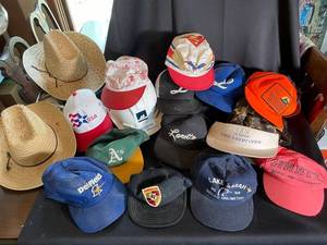 Mixed Brand Hat Lot of 15 Caps & Hats