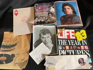 Signed Celebrity Photos & Memorabilia Mixed Lot