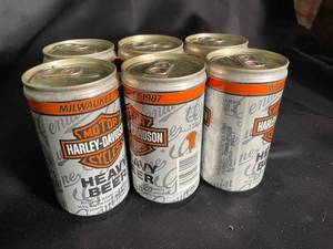 Harley-Davidson Heavy Beer 5 Cans unopened