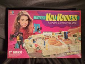 Milton Bradley Electronic Mall Madness Talking Shopping Spree Game