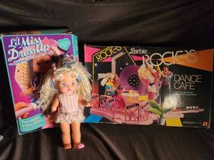 Lil Miss Dress-Up Doll & Barbie and The Rockers Dance Cafe (Lot of 2)