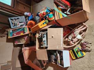 Pee-wee Herman, Peter the Peculiar Penguin & Vintage Toy Mixed Lot