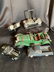 Mixed Metal Toy Cars Collection (Lot of 5)