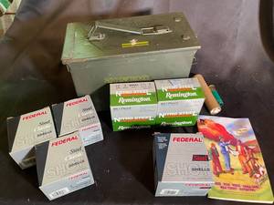 Military Ammo Can with Assorted Federal & Remington Ammo