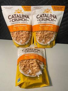 Disp - Catalina Crunch Protein Cereal Honey Graham (Lot of 3)