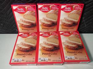 CT 4 - Betty Crocker Pound Cake Mix 16 Oz - 6 Total Boxes