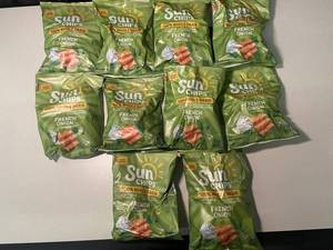 TX 8 - SunChips French Onion 100% Whole Grain Snack Bags - Lot of 10