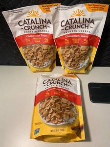 Disp - Catalina Crunch Cinnamon Toast Protein Cereal - 9 oz Bags - 3 Total Bags