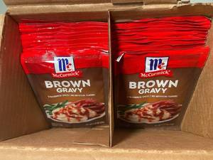 AS 2 - McCormick Brown Gravy Mix - Lot of 24 Bags