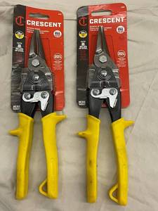 Crescent Aviation Snips M3R - 18 GA, Made in USA (Lot of 2)
