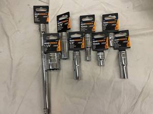 GearWrench 12 in Drive Assorted Sockets - 10 in Extension