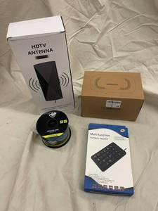 Assorted Electronics HDTV Antenna, VR ShineCon Kit & 50 Feet Speaker Wire -