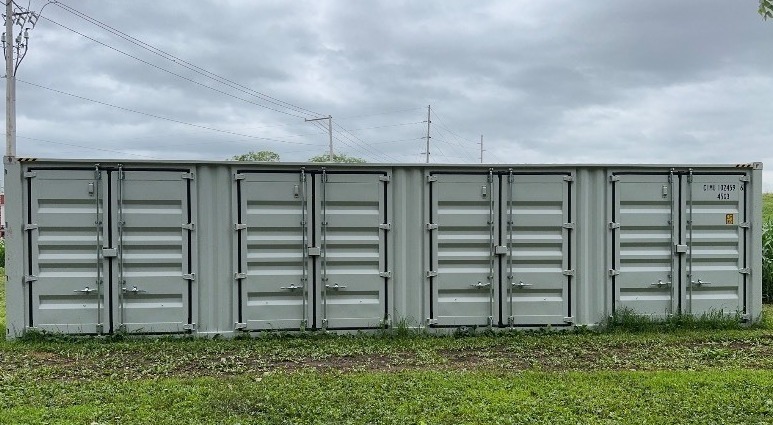 CIMU1024596  Sea Container with 4 Side Doors, 40HC, Single Trip (AGT)