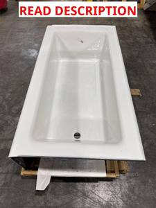 $1294 Kohler 60  x 32  Cast Iron Bath Tub