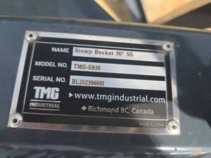 TMG SB50 Stump Bucket - Brand New