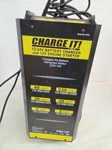 Solar Charge It 4745 1224V Battery Charger & 12V Engine Starter