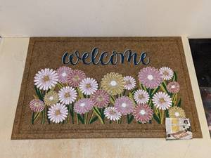 NEW MOHAWK SPRING COLLECTION DECORATIVE FLORAL DOORMAT