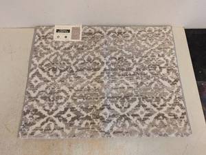 NEW MINERAL SPRING TAHARA ACCENT RUG TAUPE IVORY