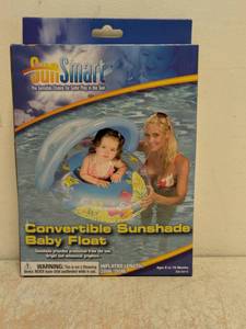 NEW SUN SMART CONVERTIBLE SUNSHADE BABY FLOAT