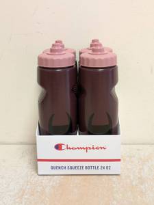 NEW CHAMPION QUENCH SQUEEZE BOTTLE 4 PACK RUBYCOSMIC PINK