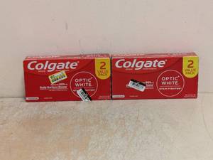 (2) NEW COLGATE OPTIC WHITE TOOTHPASTE 2PK