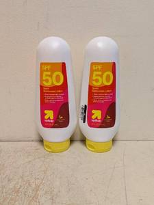 (2) NEW UP&UP SPORT SUNSCREEN LOTION SPF50