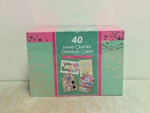 NEW HAND CRAFTED GREETING CARDS 40PK