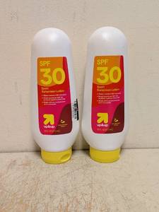 (2) NEW UP&UP SPORT SUNSCREEN LOTION SPF30