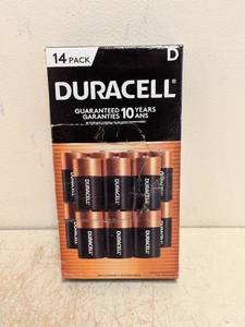 NEW DURACELL D BATTERIES 14PK