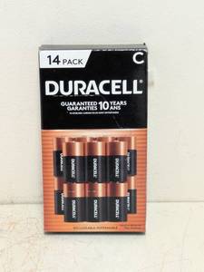 NEW DURACELL C BATTERIES 14PK