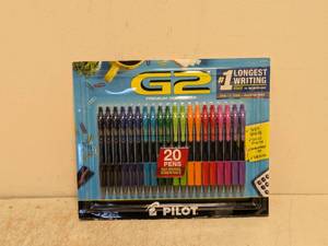 NEW PILOT G2 PREMIUM GEL ROLLER PENS 20PK