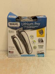 NEW WAHL LITHIUM PRO COMPLETE CORDLESS HAIRCUT & TOUCH UP KIT