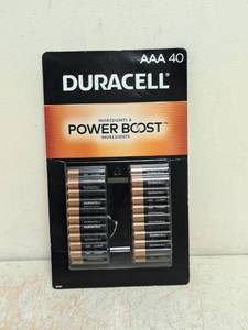 NEW DURACELL AAA BATTERIES 40PK