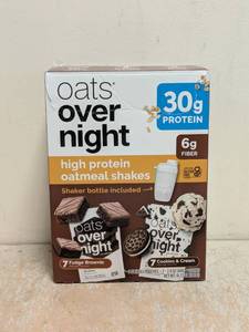 OVERNIGHT OATS FUDGE BROWNIECOOKIES & CREAM 12PK