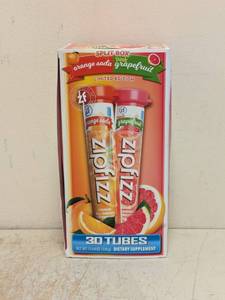 NEW ZIPFIZZ ORANGE SODAPINK GRAPEFRUIT SPLIT BOX 30CT