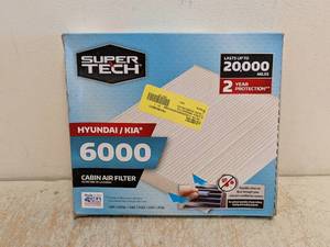 NEW SUPER TECH HYUNDAI  KIA 6000 CABIN AIR FILTER
